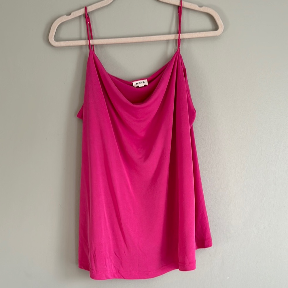 POL Pink Relaxed Camisole Top